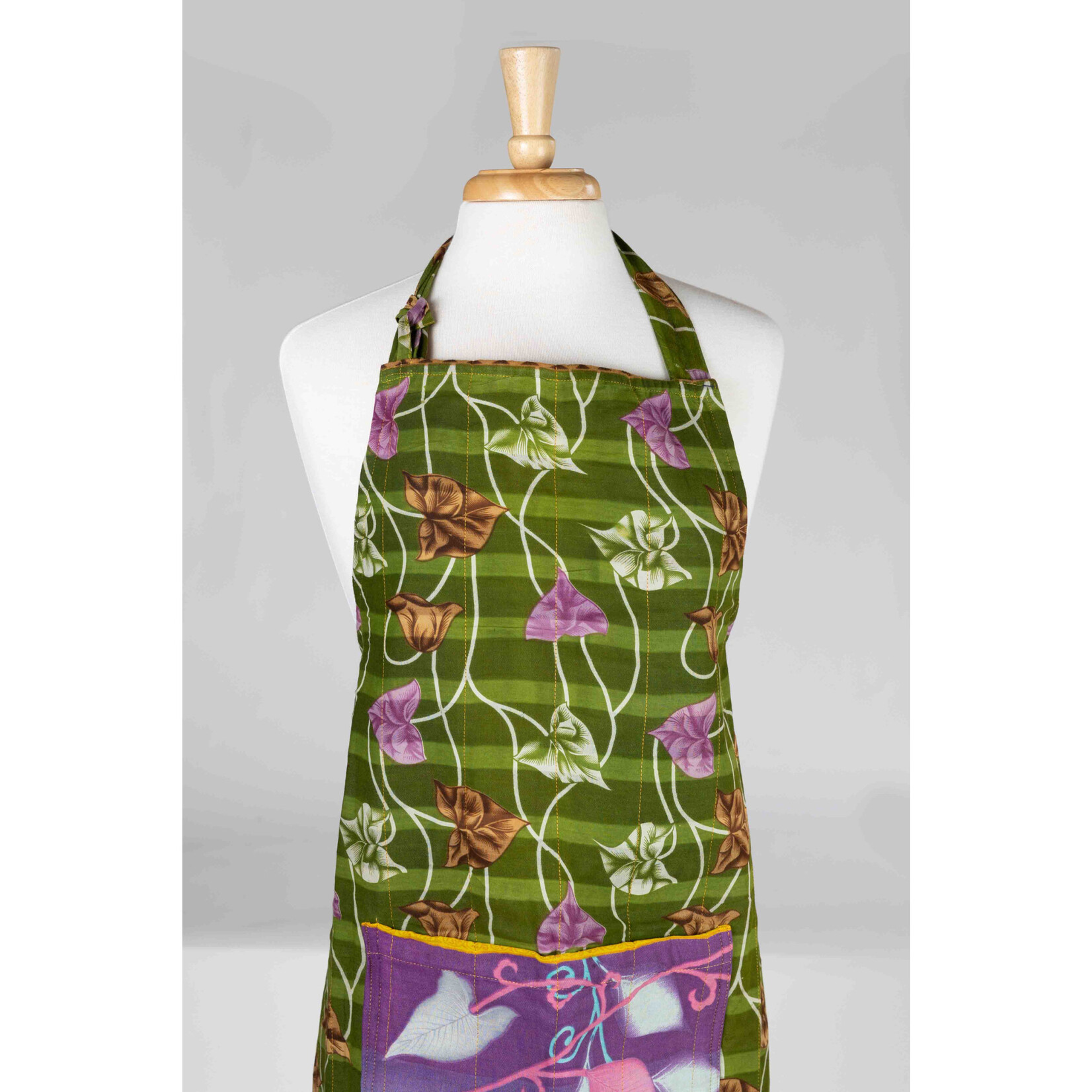 Ten Thousand Villages Reversible Sari Apron