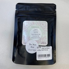 Black Witchery Nebula Brew Coffee Salt Scrub