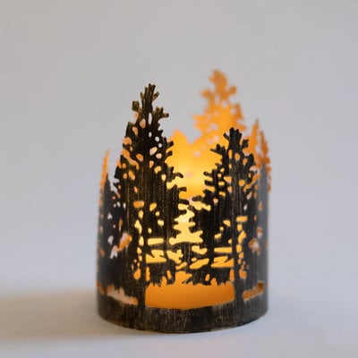 Ten Thousand Villages Forest Shimmer Candleholder (MD)