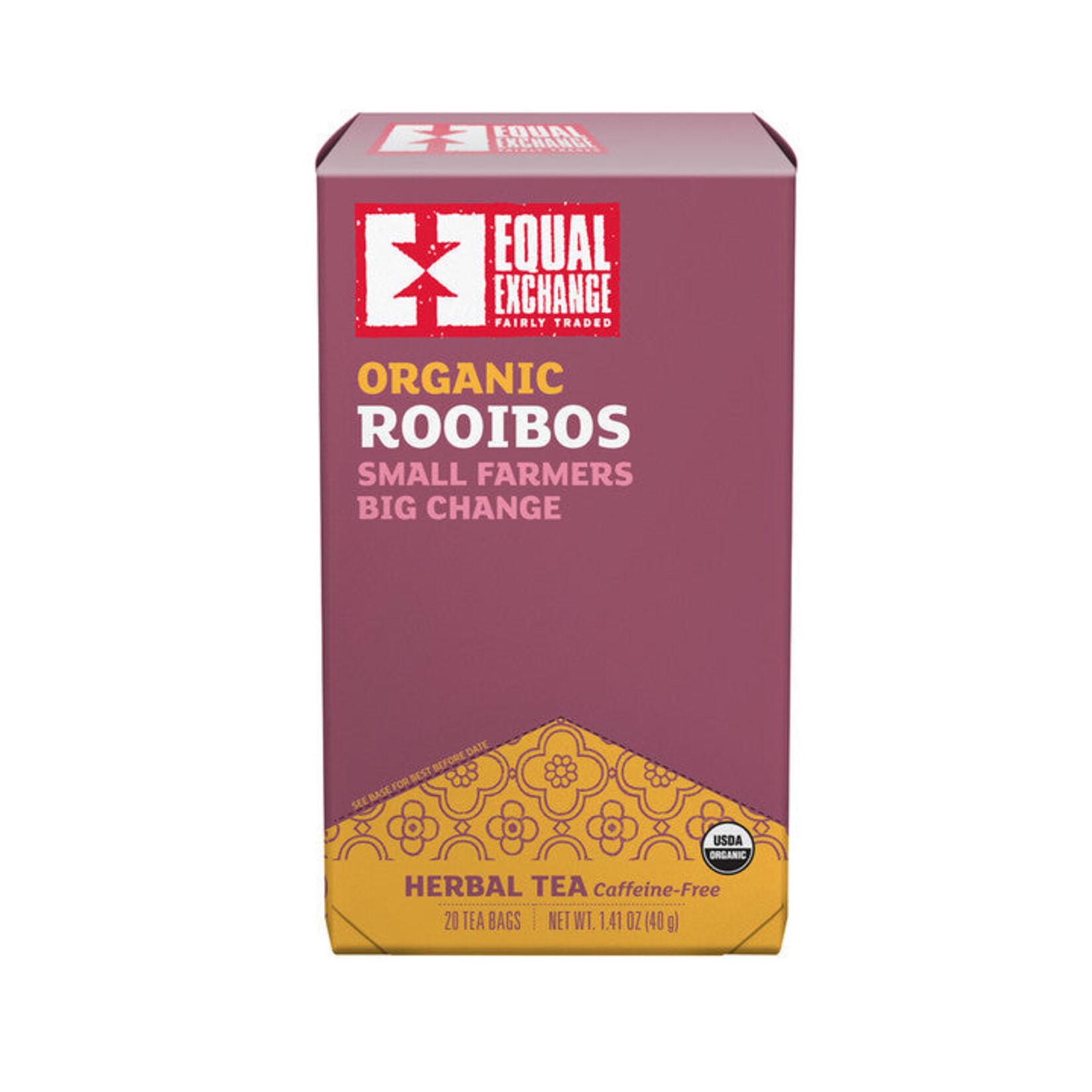 Equal Exchange Organic Rooibos Tea 20pc Box