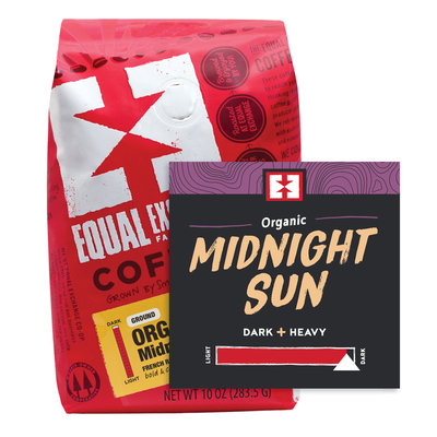Equal Exchange Midnight Sun Dark Roast Coffee Drip Grind