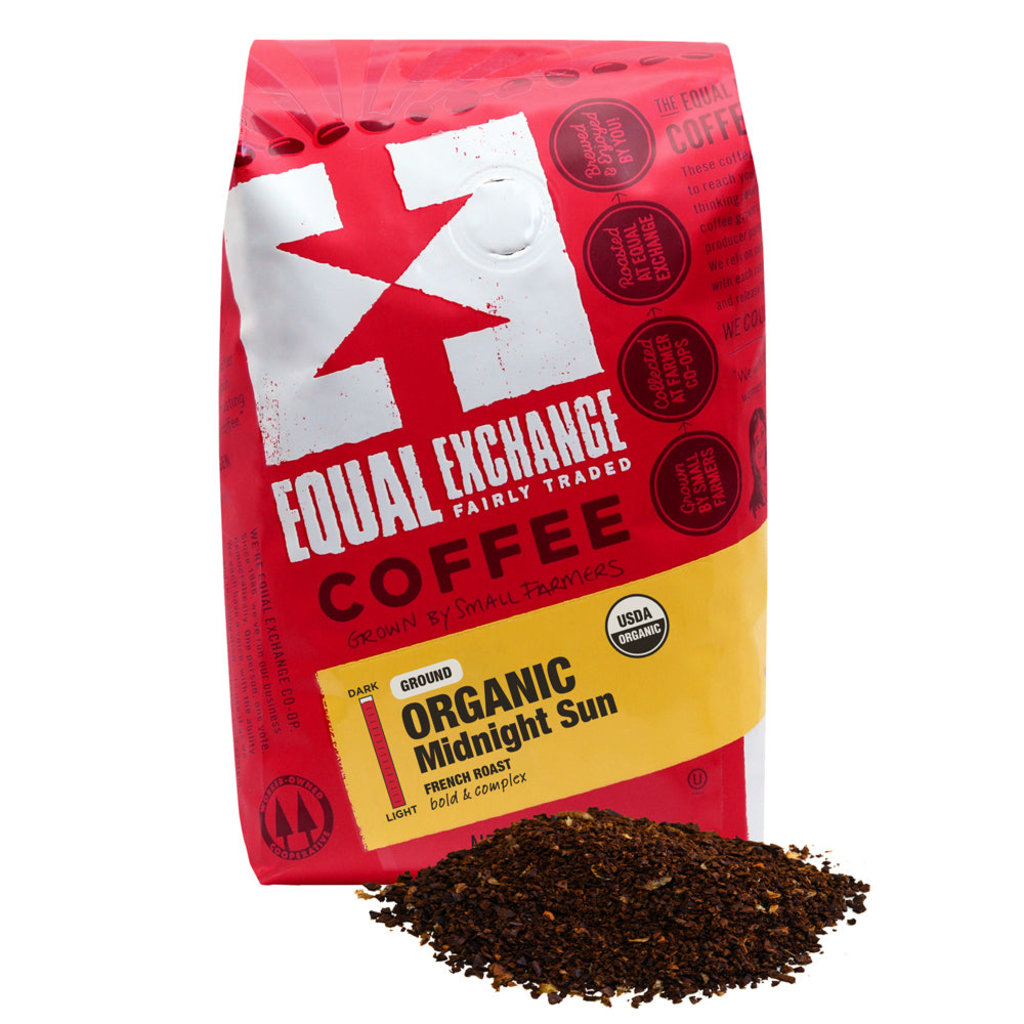 Equal Exchange Midnight Sun Dark Roast Coffee Drip Grind