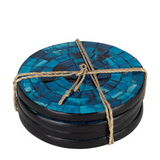Ten Thousand Villages Tropical Waters Mosaic Coasters