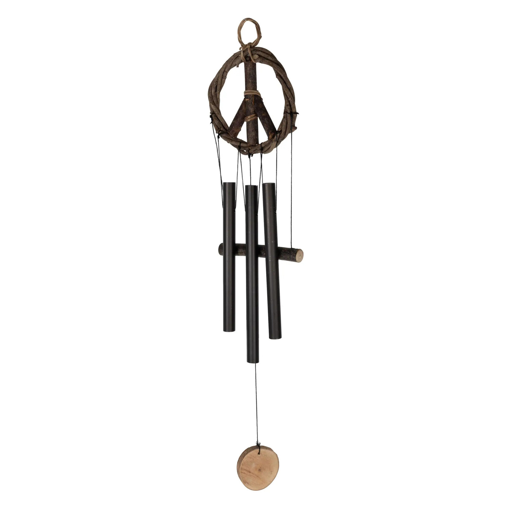 Ten Thousand Villages Peace Sign Wind Chime
