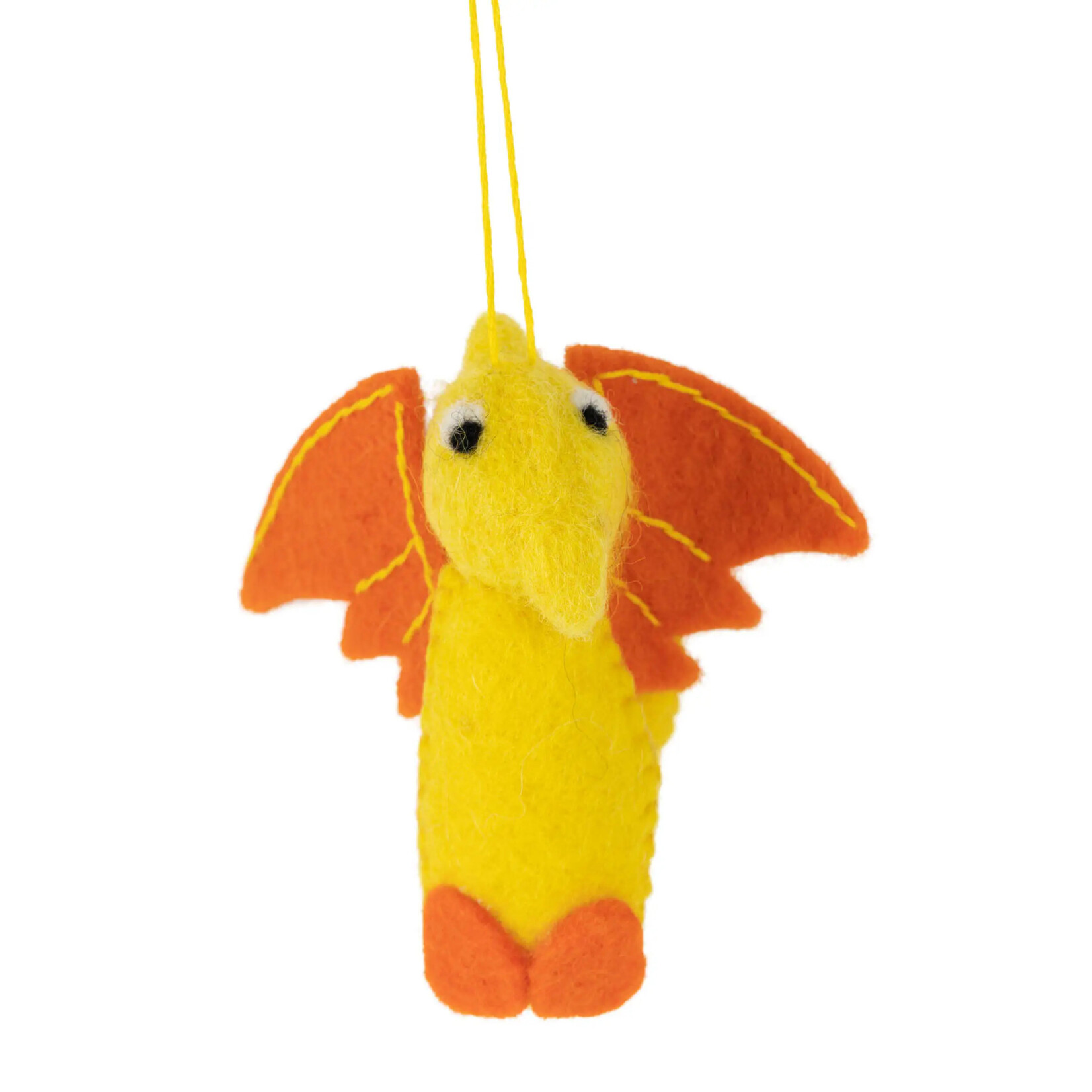 Ten Thousand Villages Felt Flying Dino Ornament