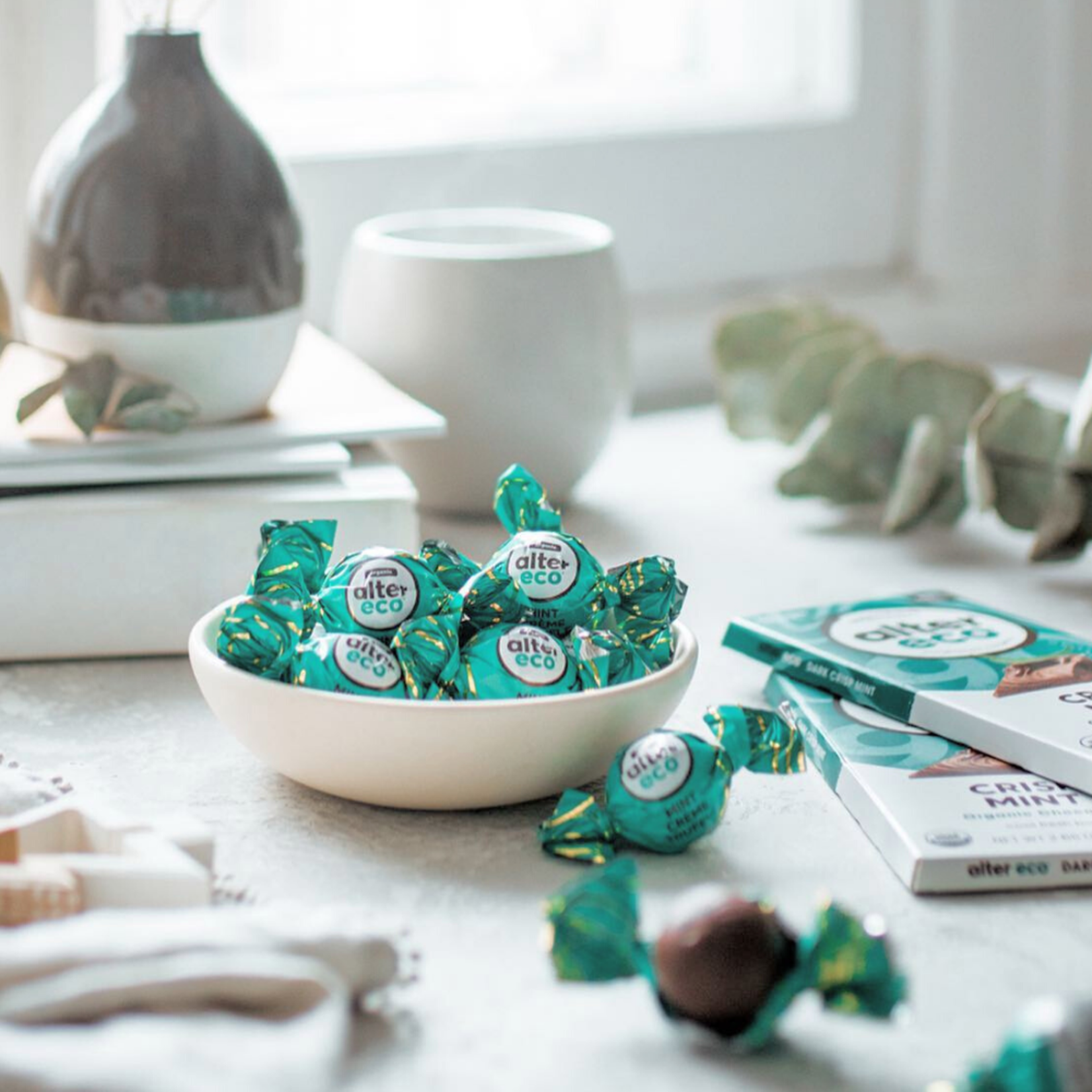 Alter Eco Single Truffle: Mint Creme