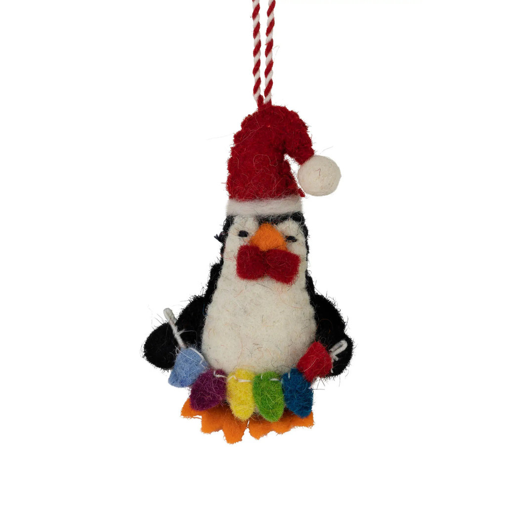 Ten Thousand Villages Christmas Penguin Ornament