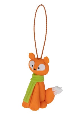 Ten Thousand Villages Mini Winter Fox Ornament