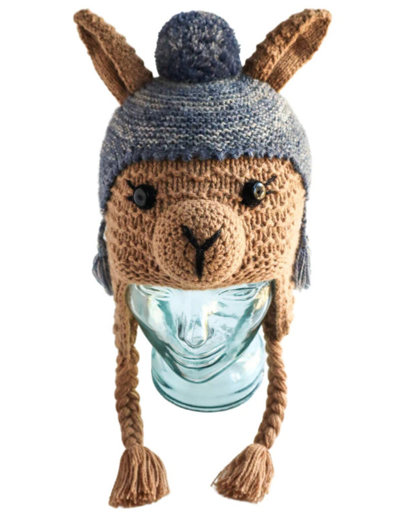Andes Gifts Adult Animal Hat: Llama