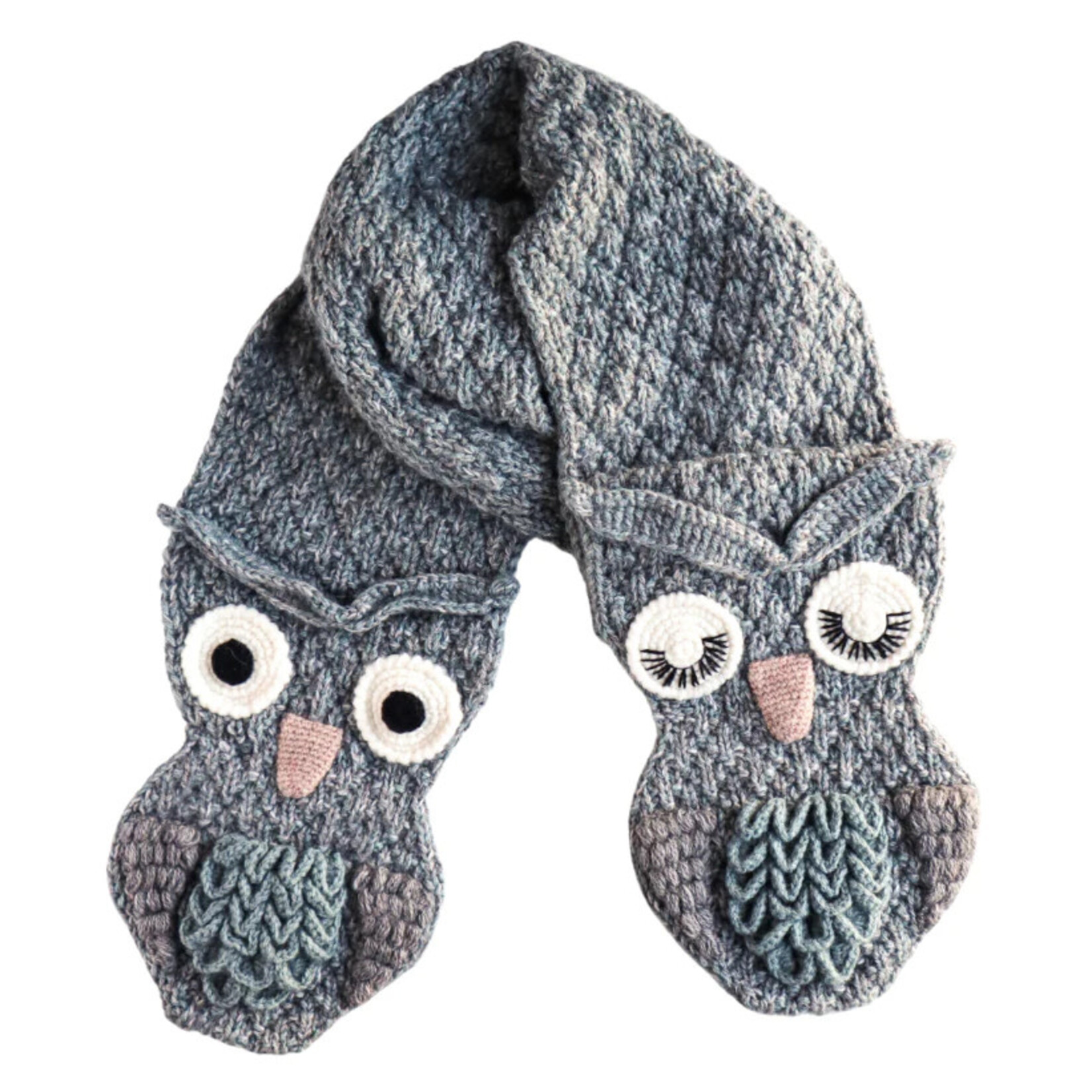 Andes Gifts Animal Winter Scarf: Owl