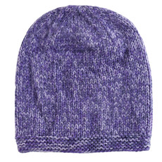 Andes Gifts Blended Knit Hat: Lilac