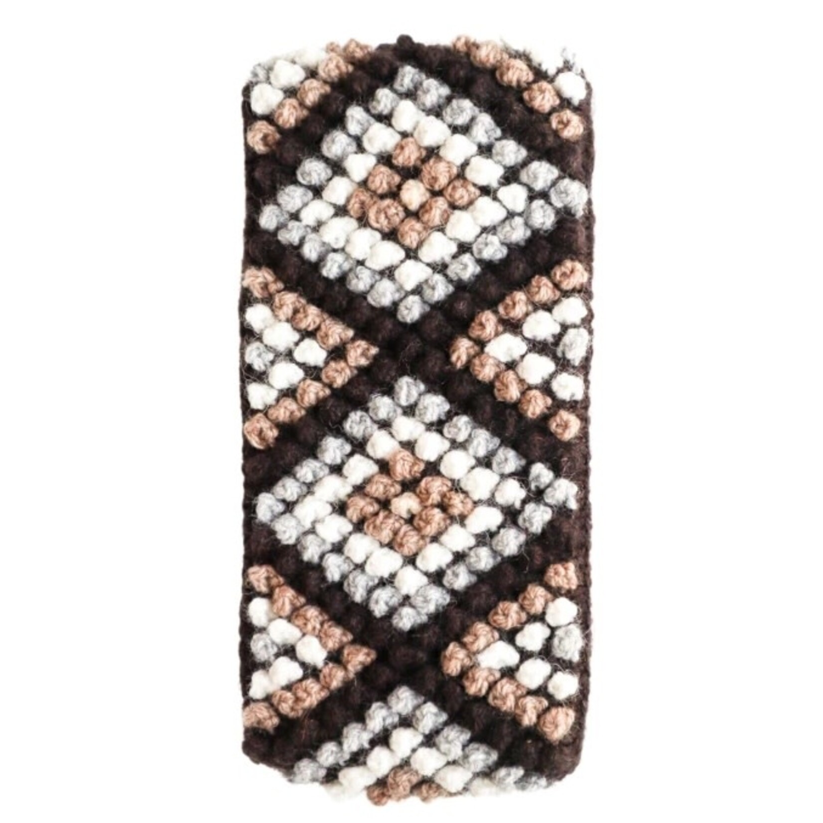 Andes Gifts blended knit glittens: cafe