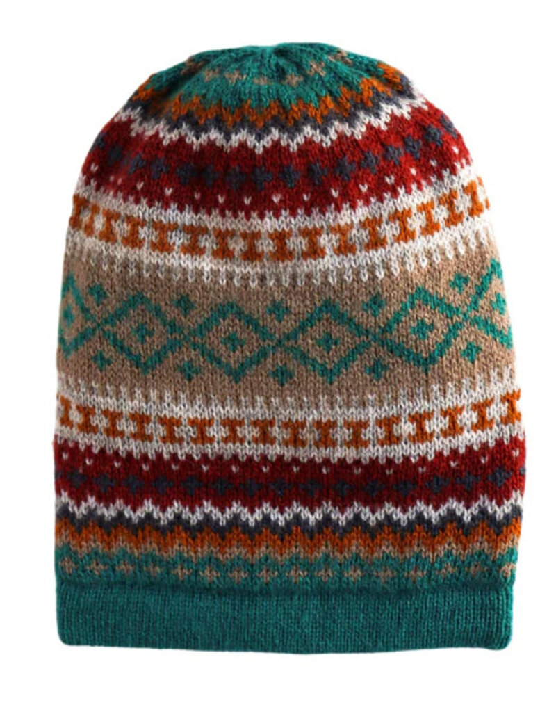 Andes Gifts Sierra Knit Hat: Teal