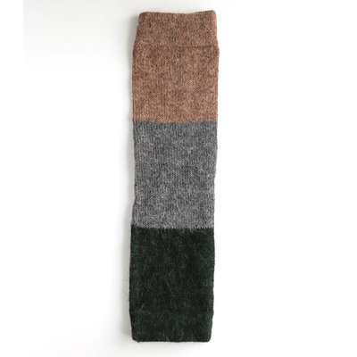 Andes Gifts Tres Alpaca Leg Warmers: Forest