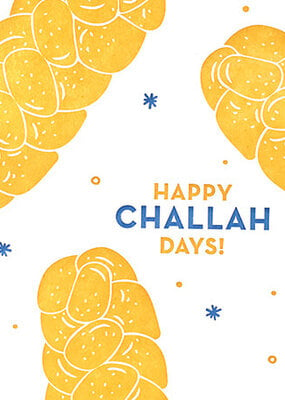 Good Paper Happy Challah Day Holiday Card