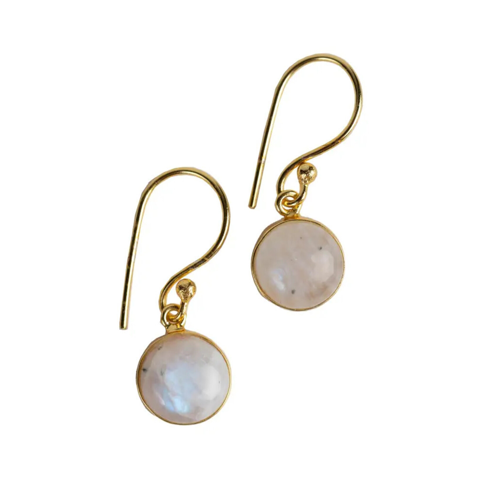 Ten Thousand Villages Moonstone Dew Drop Earrings