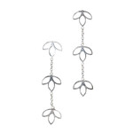Ten Thousand Villages Lotus Trio Drop Earrings