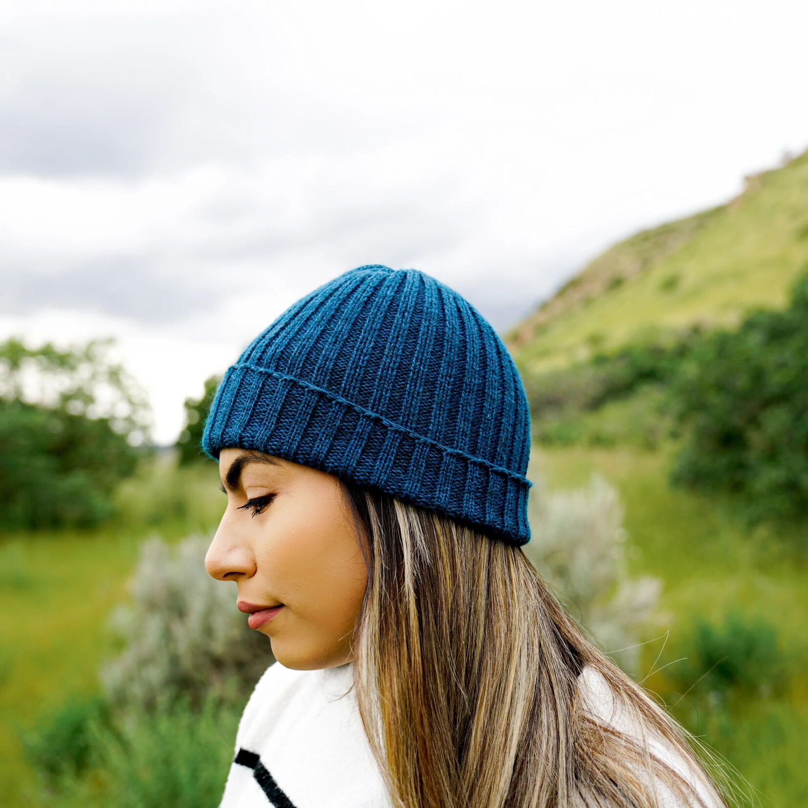 Andes Gifts Cascade Hat: Aqua