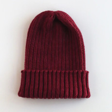 Andes Gifts Cascade Hat: Burgundy
