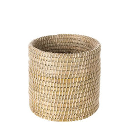 Ten Thousand Villages Kaisa Grass Cylinder Basket 10"