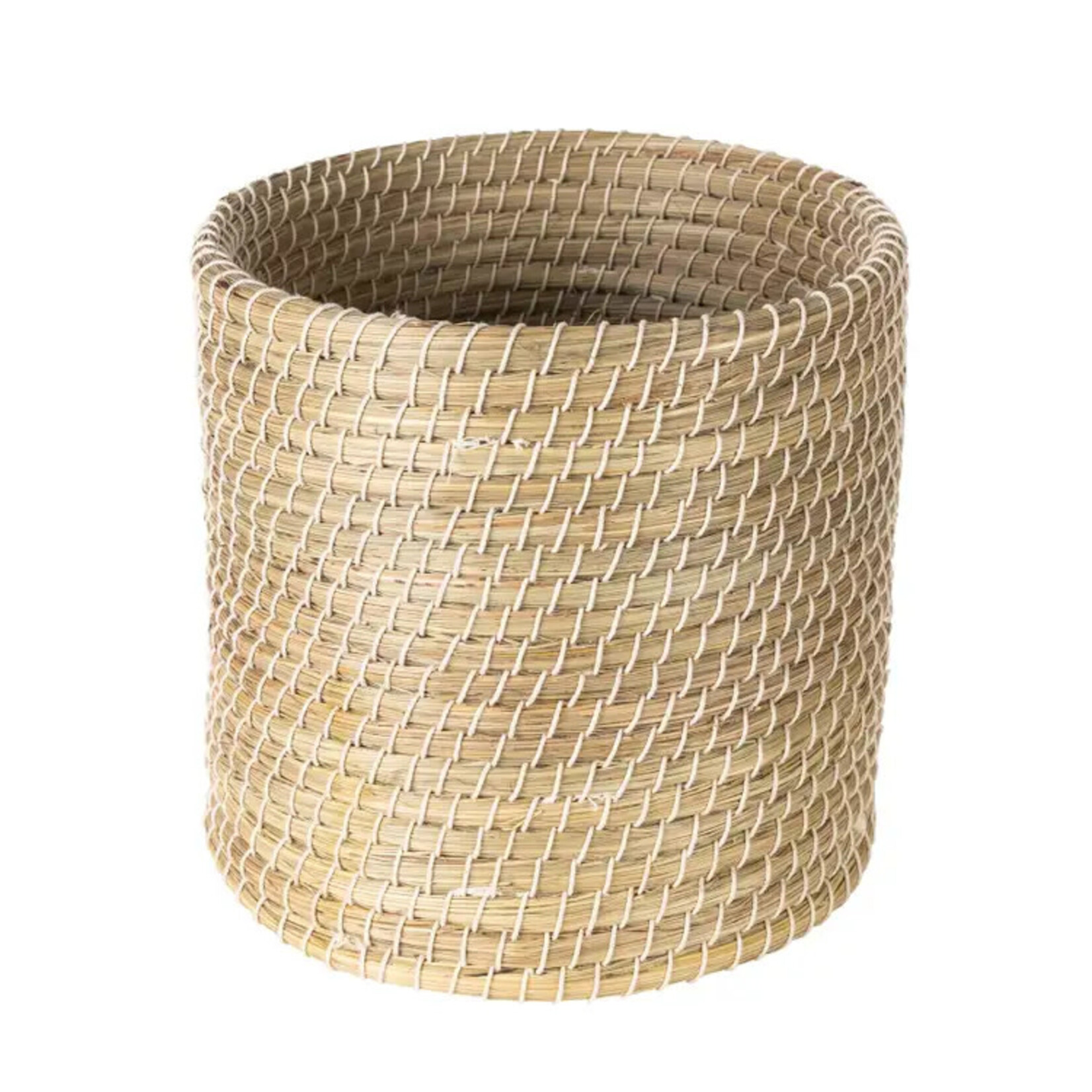 Ten Thousand Villages Kaisa Grass Cylinder Basket