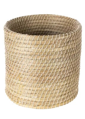 Ten Thousand Villages Kaisa Grass Cylinder Basket