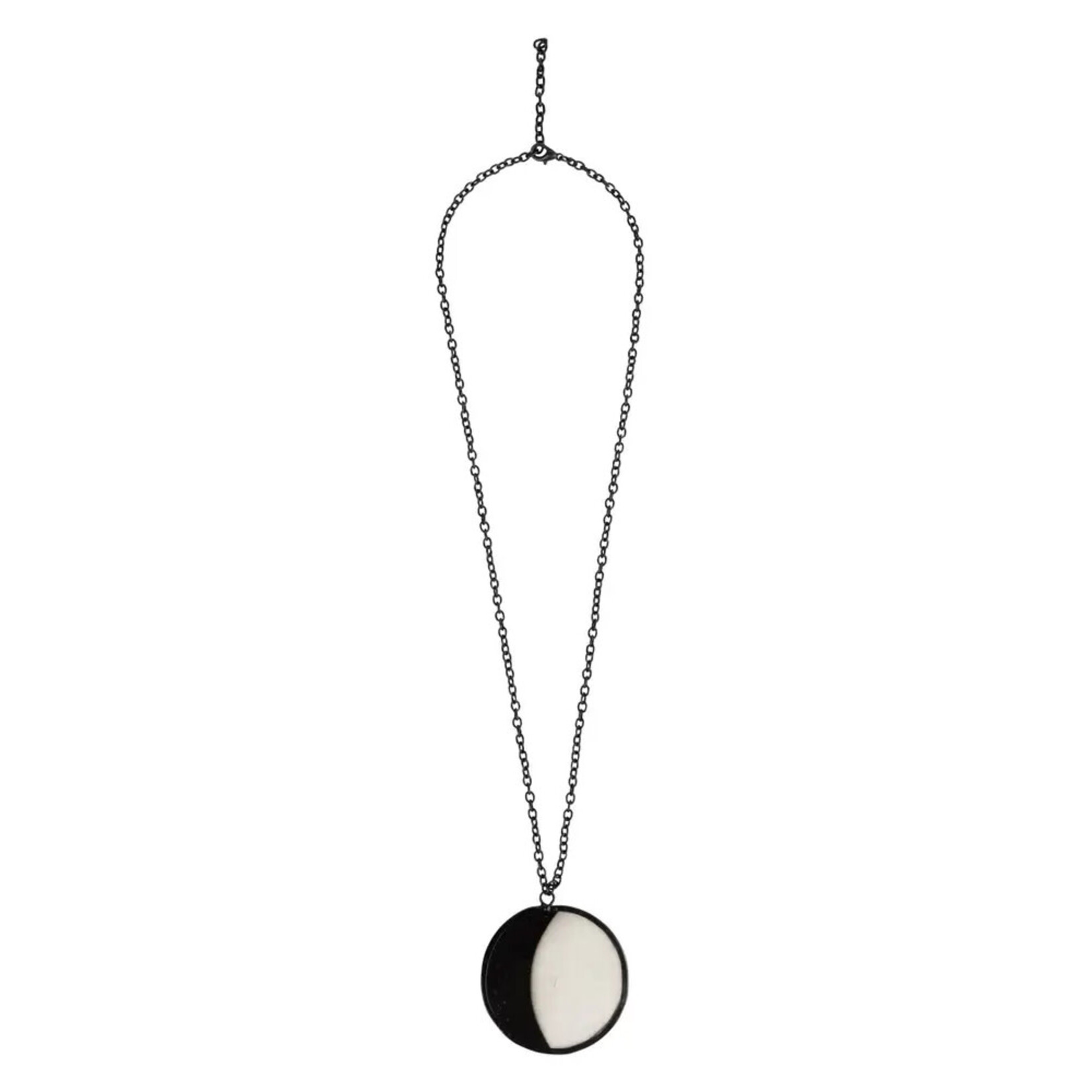 Ten Thousand Villages Waxing Moon Capiz Necklace