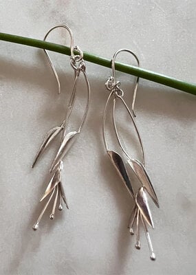 Women's Peace Collection Blossom Out Sterling Silver Earrings