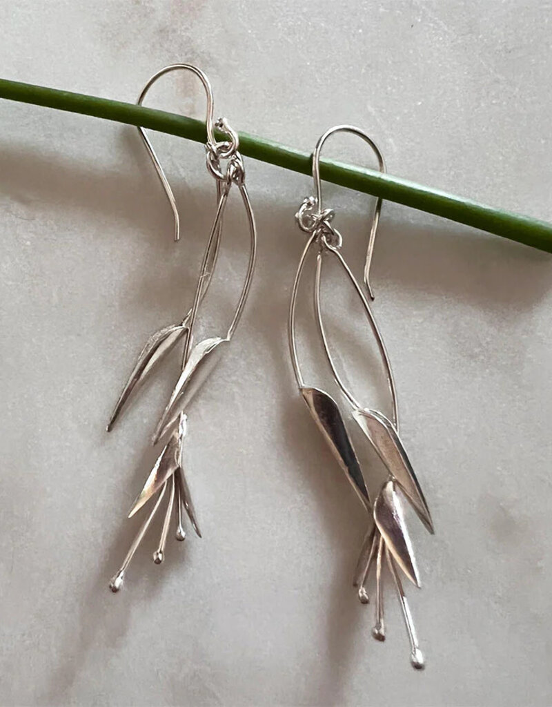 Women's Peace Collection Blossom Out Sterling Silver Earrings