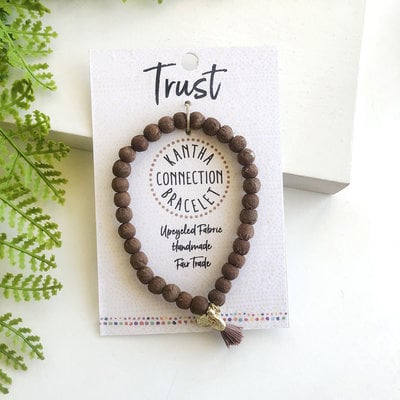 World Finds Kantha Connection Bracelet: Trust