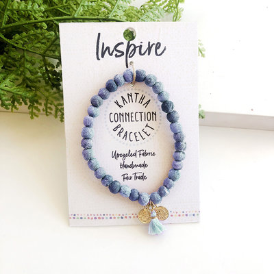 World Finds Kantha Connection Bracelet: Inspire