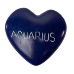 Global Crafts Zodiac Soapstone Heart Rock: Aquarius