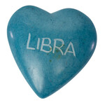 Global Crafts Zodiac Soapstone Heart Rock: Libra