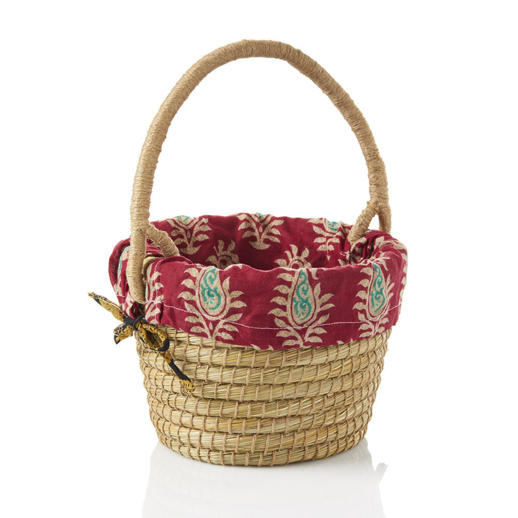 Serrv Mini Handled Chindi Basket