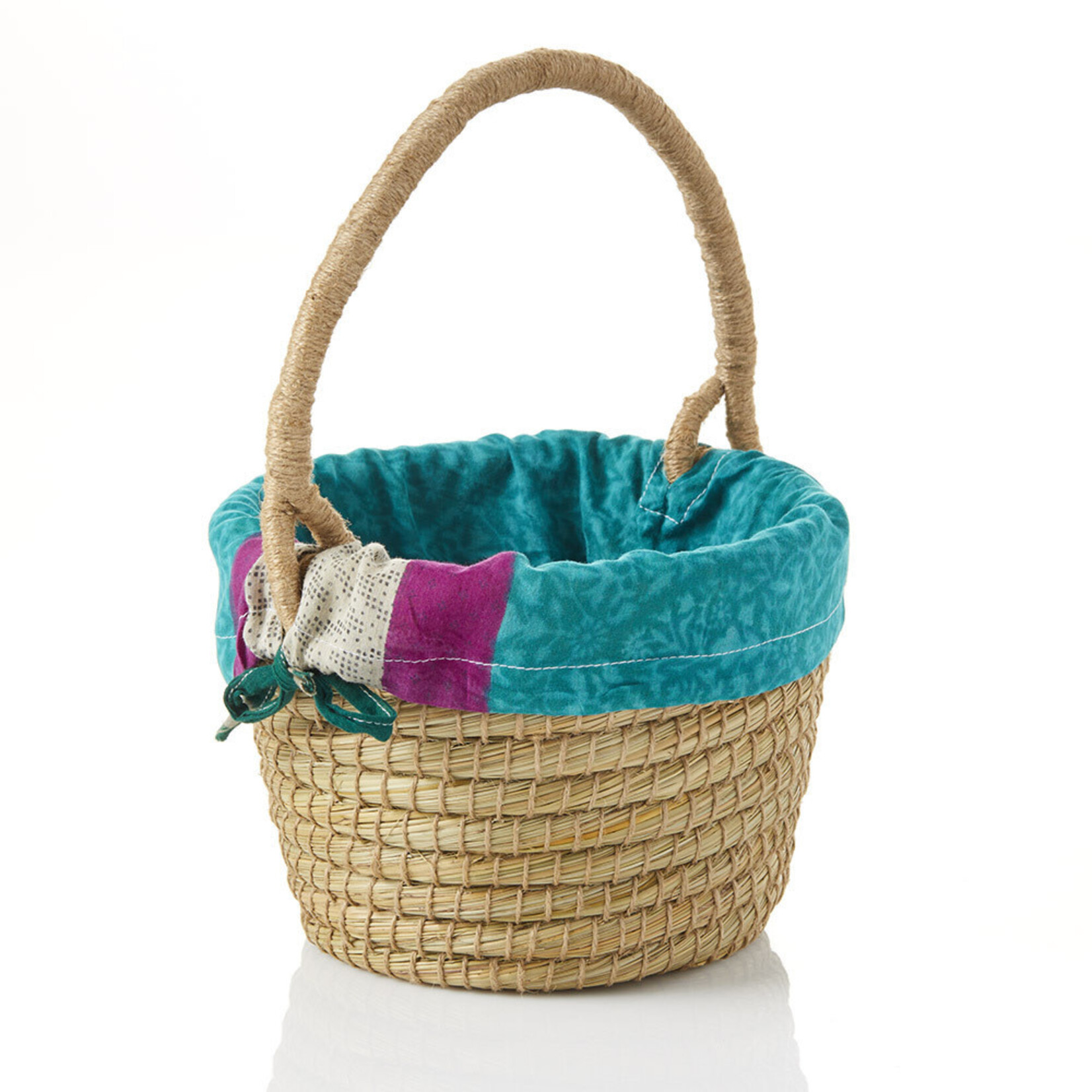 Serrv Mini Handled Chindi Basket