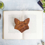 Global Crafts Sheesham Wood Carved Fox Puzzle Box