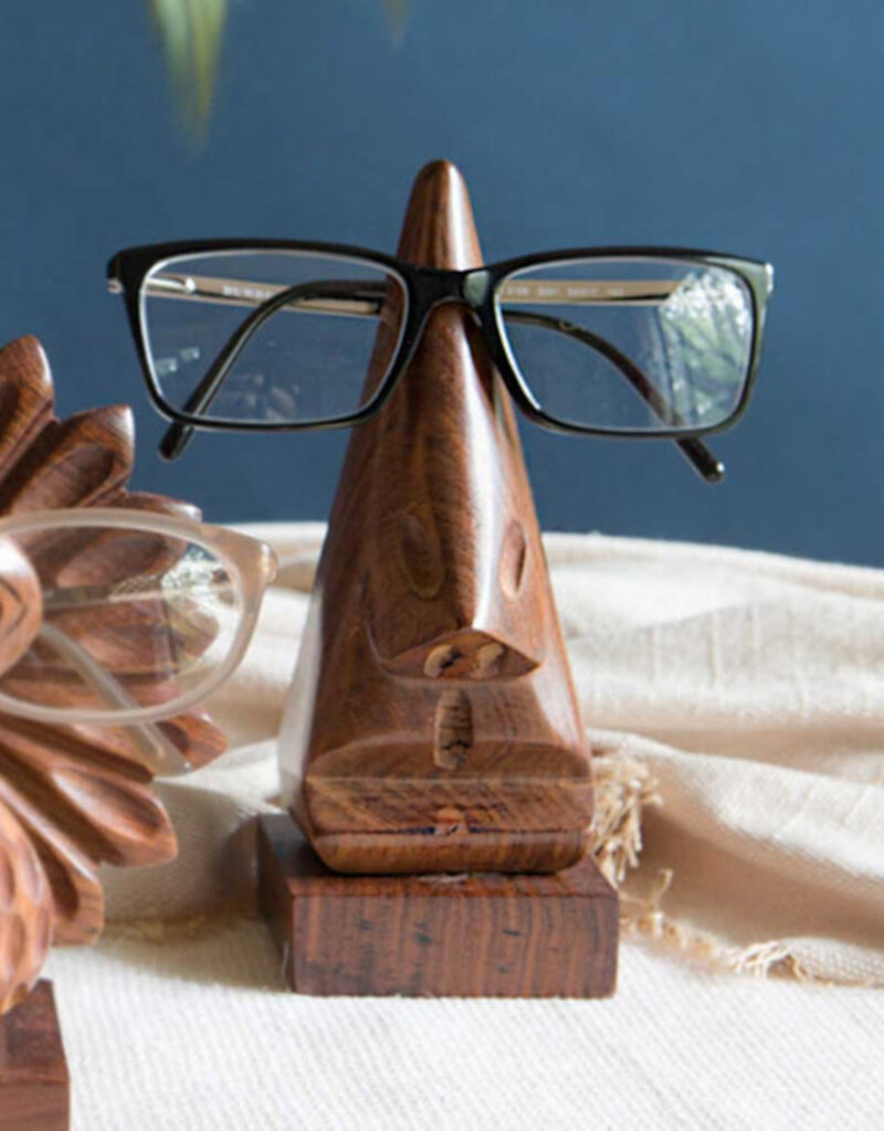 Wood Nose and Mustache Eyeglass Holder - World Market
