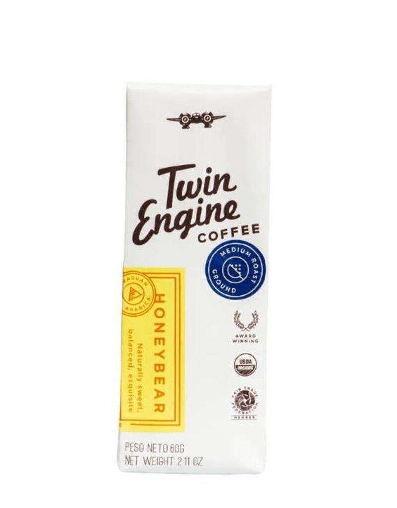 Twin Engine Coffee Perfect 1 Pot Honey Bear Traveler 2oz