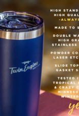 Twin Engine Coffee 20 oz Tumbler Oxford Blue/ Stainless Steel