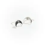 Matr Boomie Jivala Crescent Moon Earrings- Sterling Silver
