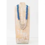 Aid Through Trade The Braided Hema Necklace - Twilight Silver