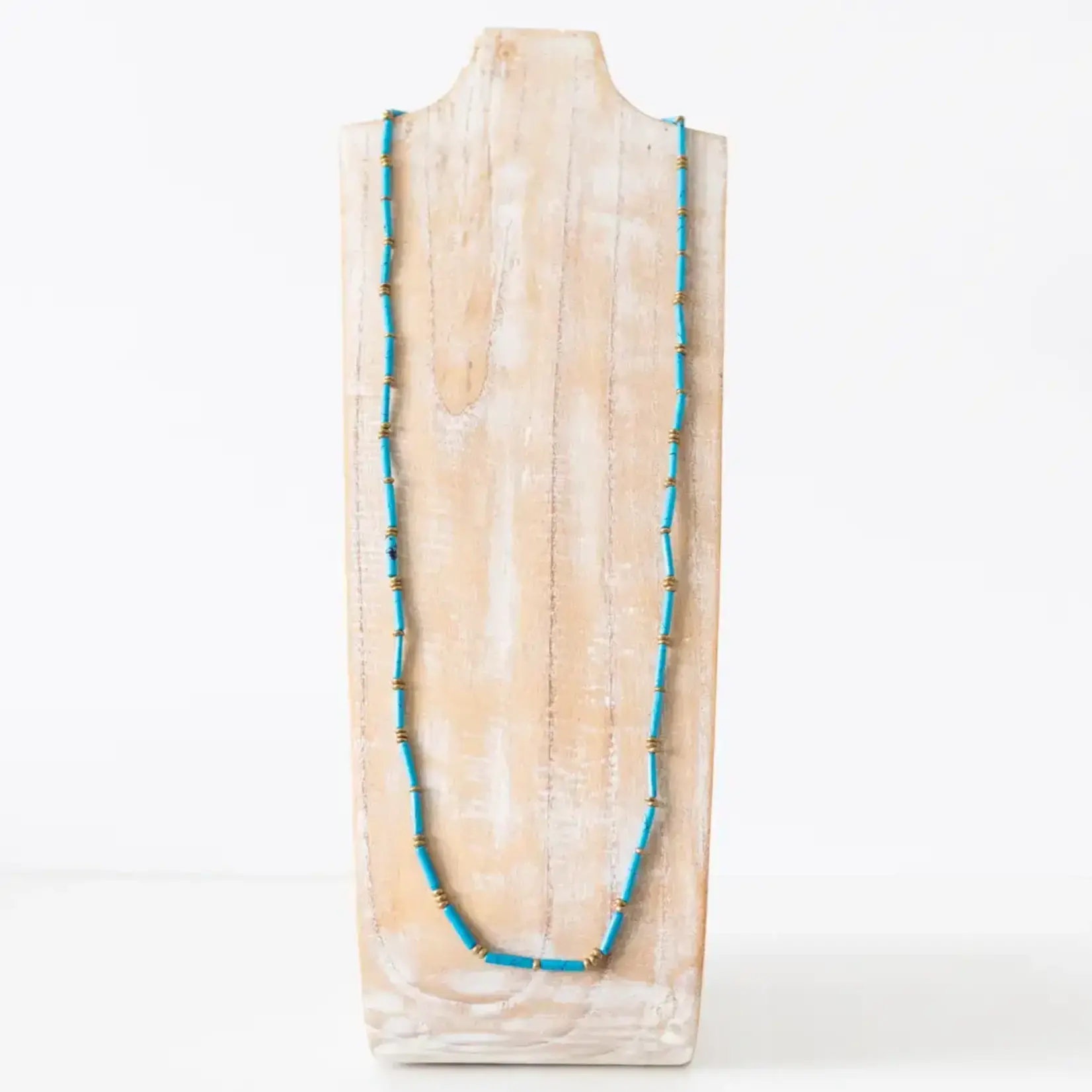 Aid Through Trade Blue Sarita Necklace