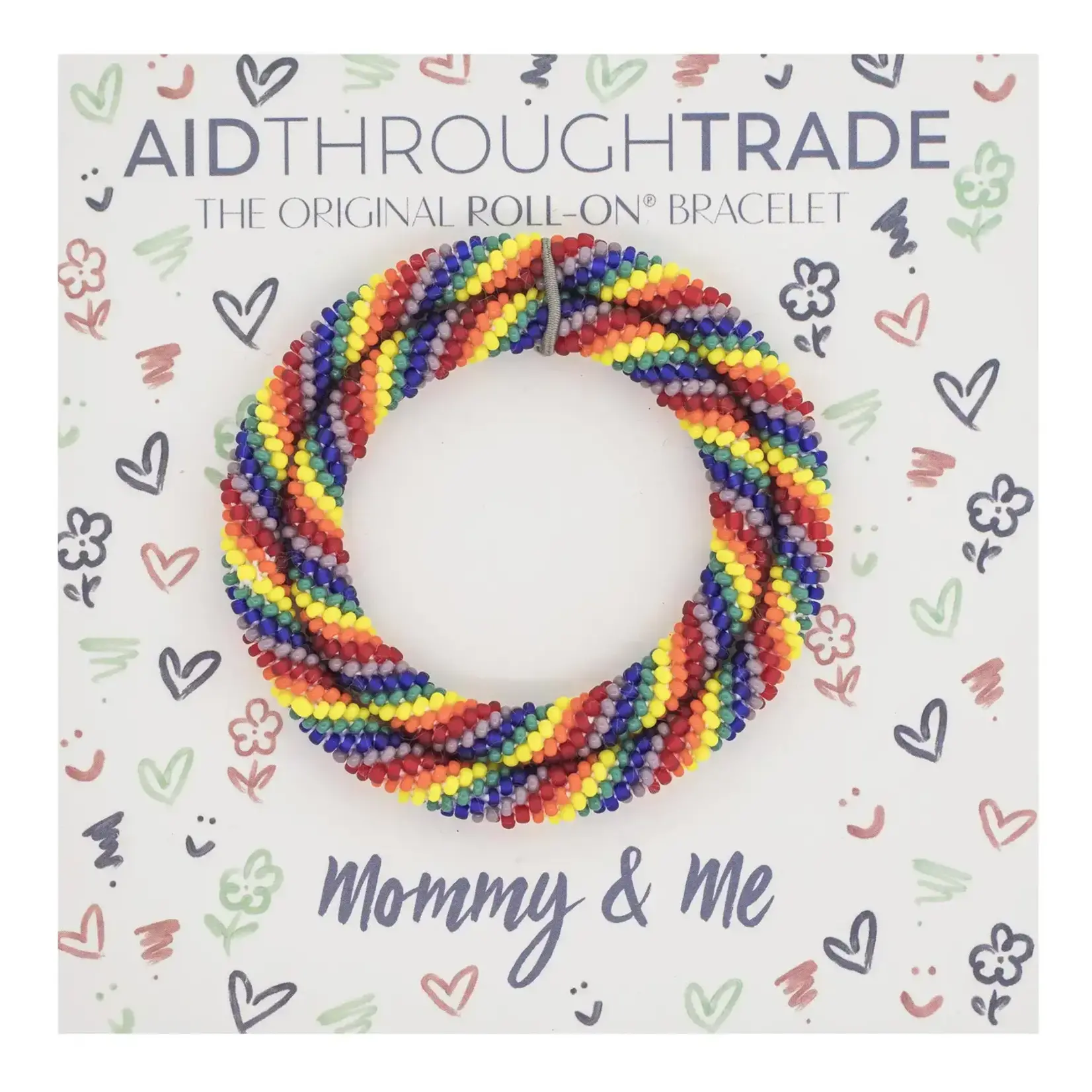 Aid Through Trade Mommy & Me Roll-On® Bracelets Love