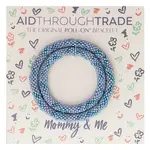 Aid Through Trade Mommy & Me Bracelets Sky
