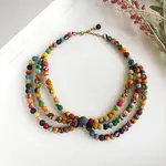 World Finds Kantha Portrait Necklace