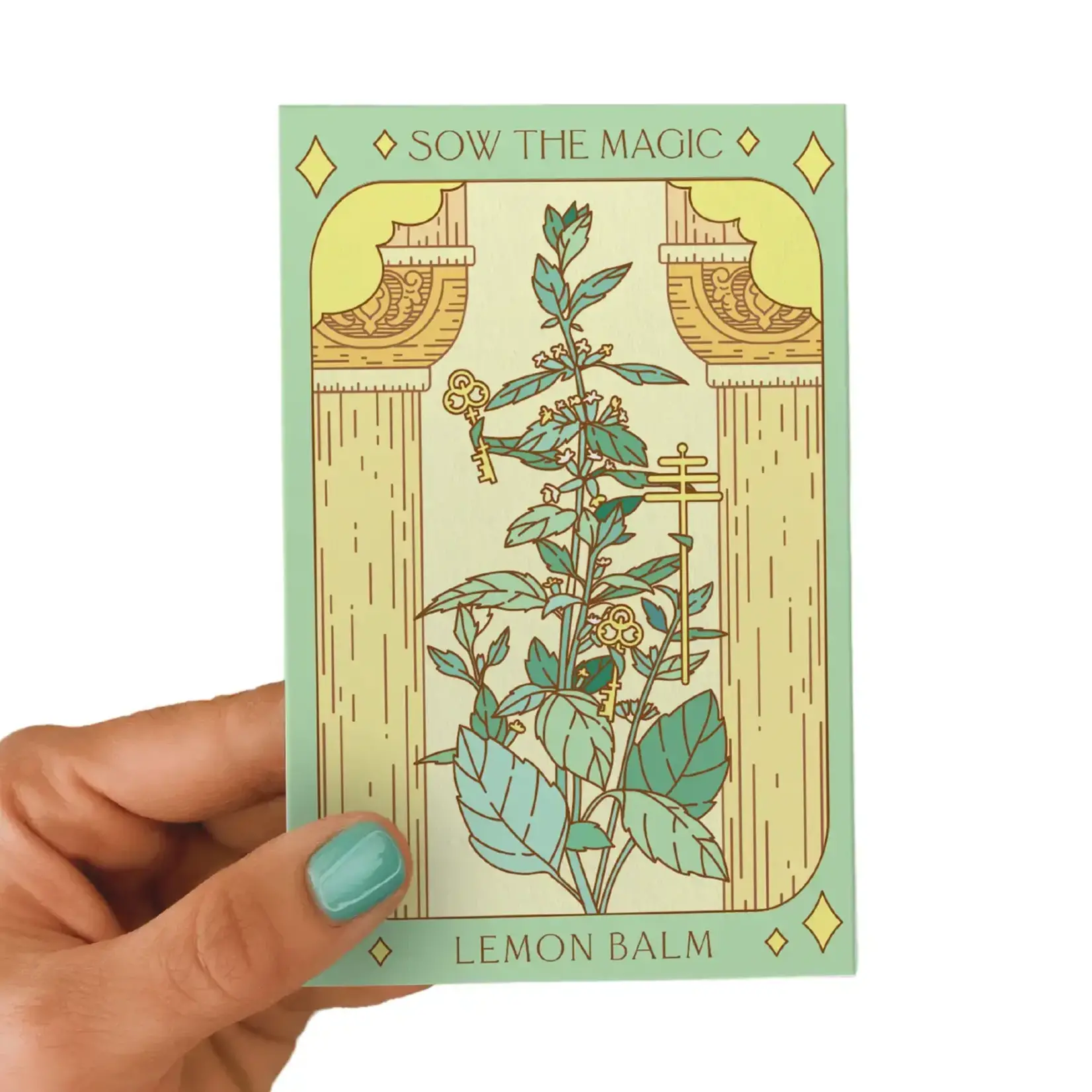 Sow The Magic Lemon Balm Tarot Garden + Gift Seed Packet