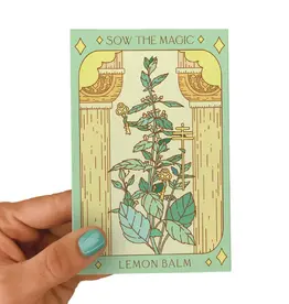 Sow The Magic Lemon Balm Tarot Garden + Gift Seed Packet
