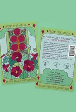 Sow The Magic Black Velvet Nasturtium Tarot Garden + Gift Seed Packet