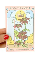 Sow The Magic Mexican Sunflower Tarot Garden + Gift Seed Packet