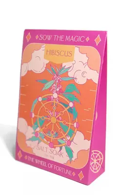 Sow The Magic The Wheel of Fortune Salt Soak in Hibiscus